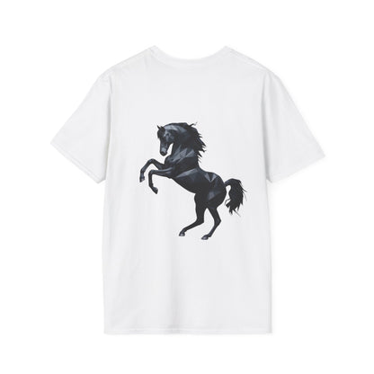 Camiseta Geométrica Caballo de PrintAlchemyst - Arte en Movimiento