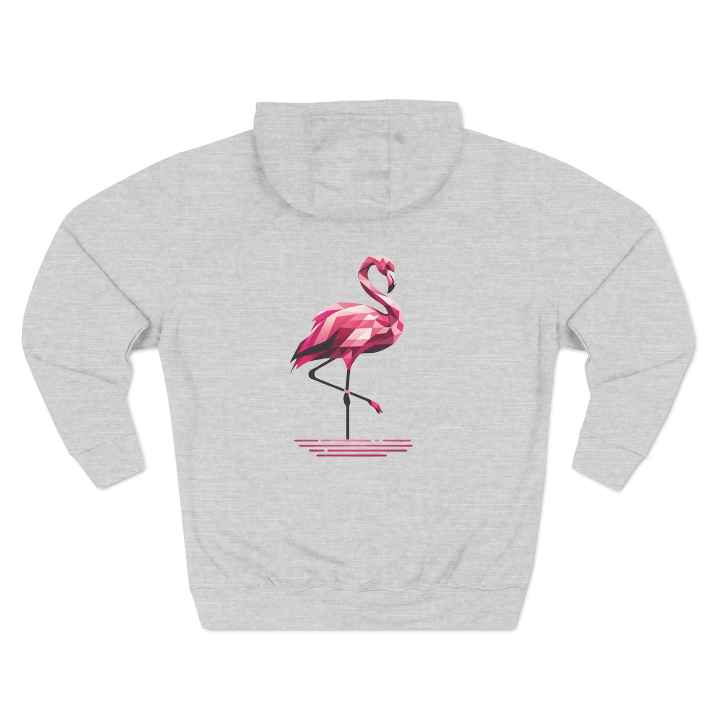 Sudadera Elegancia Flamingo Geométrica