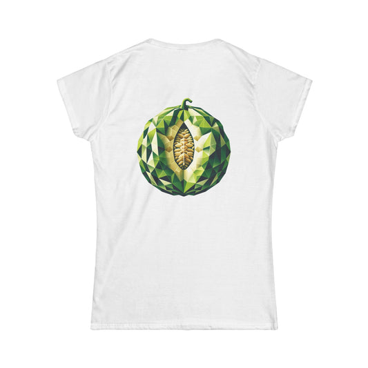 Melón Geométrico - Camiseta Estampada para Mujer