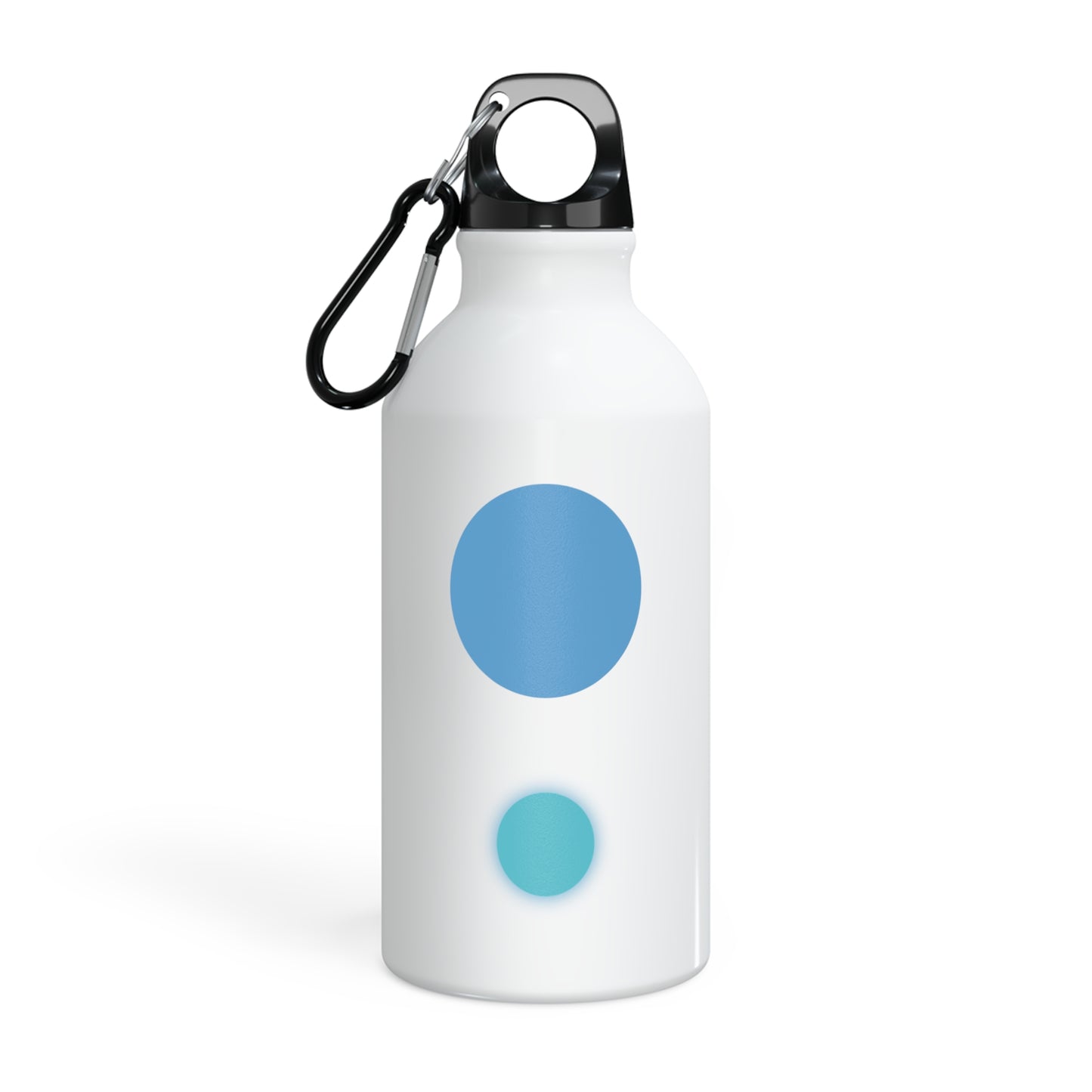 Botella Metálica Minimalista de 400ml - Dual Dot Design