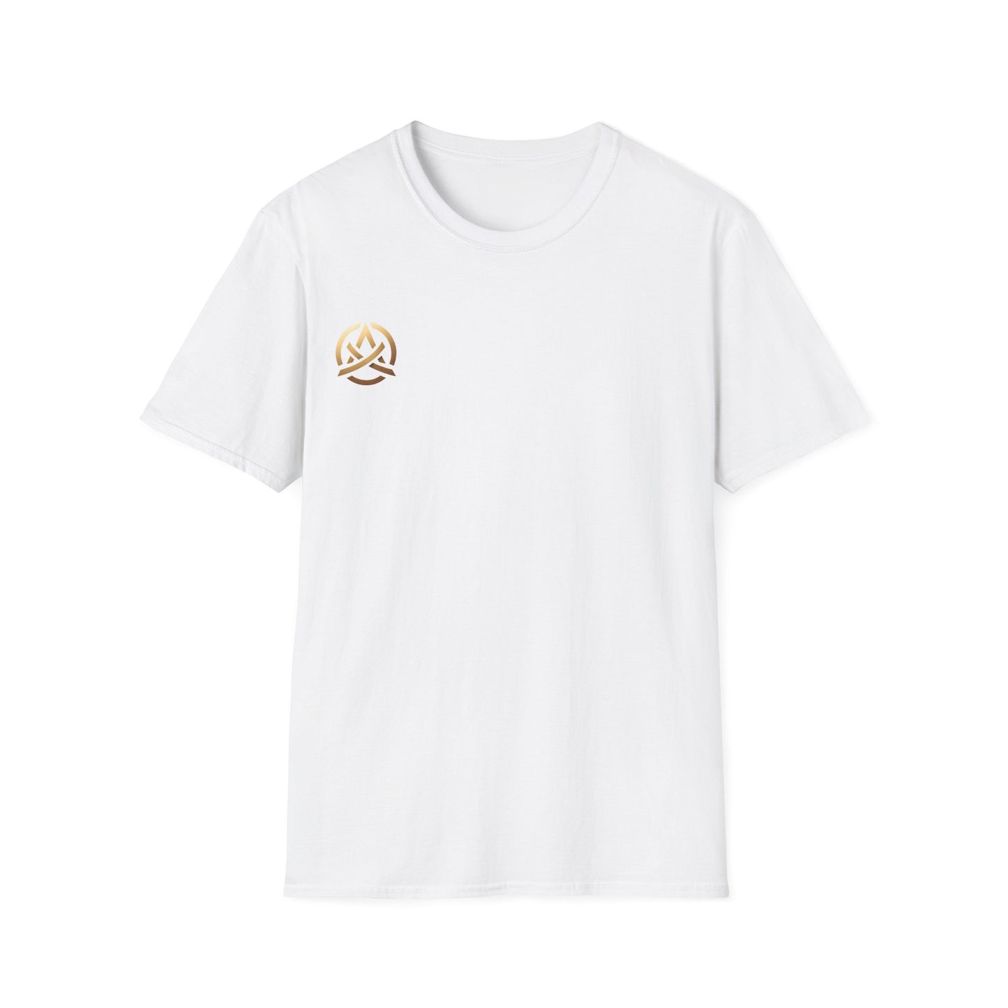 Camiseta Unisex Caballo Blanco Geométrico de PrintAlchemyst - Elegancia en Movimiento