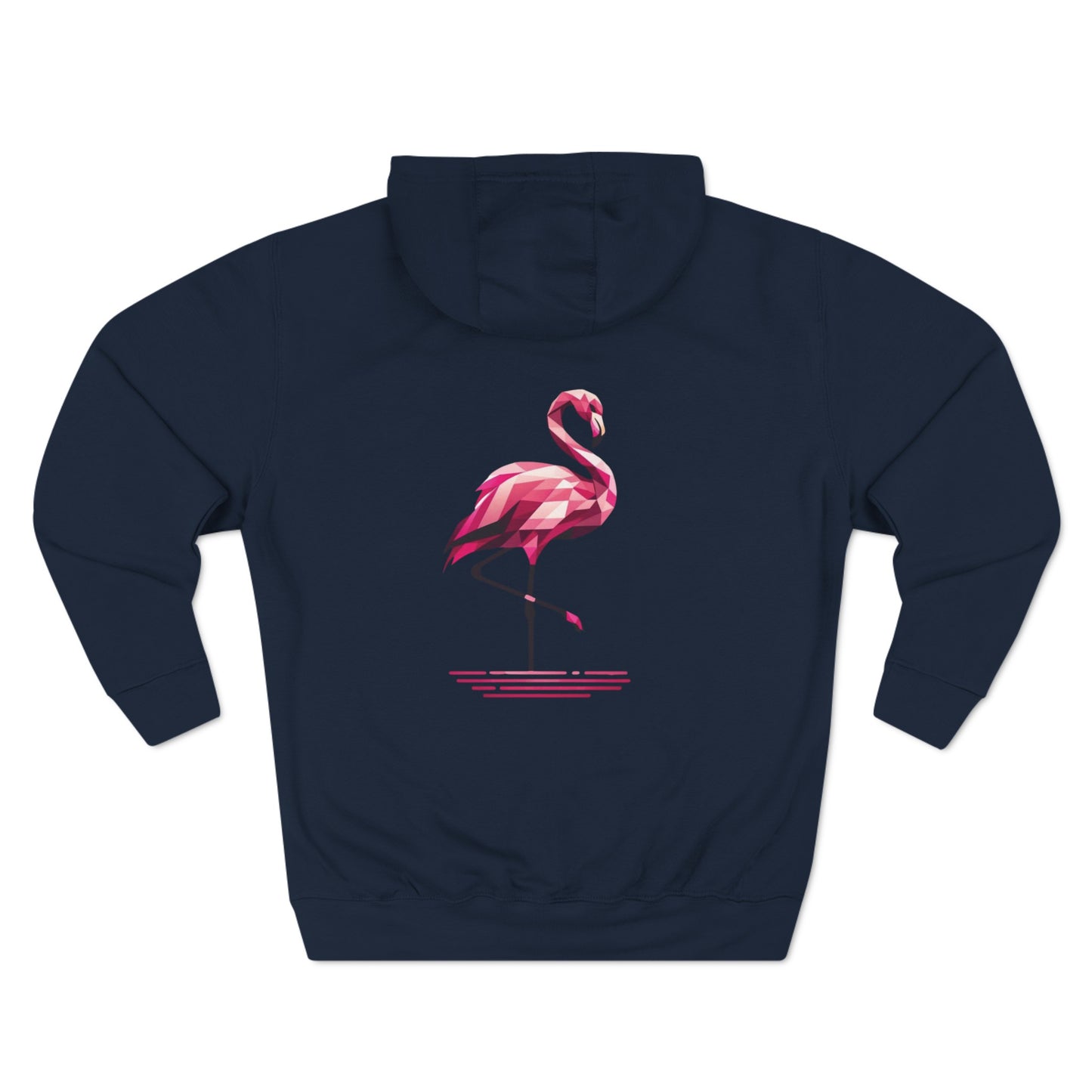 Sudadera Elegancia Flamingo Geométrica