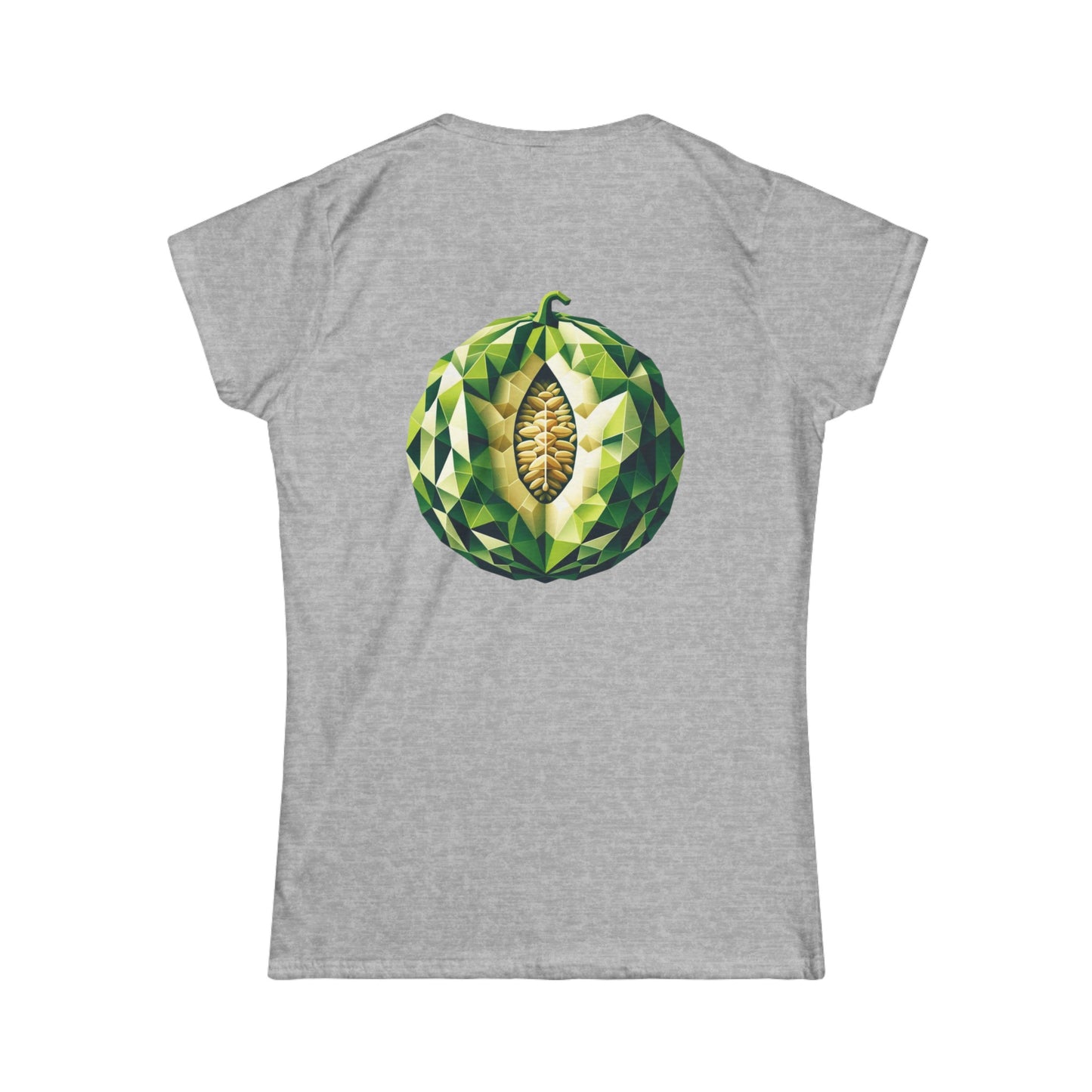 Melón Geométrico - Camiseta Estampada para Mujer