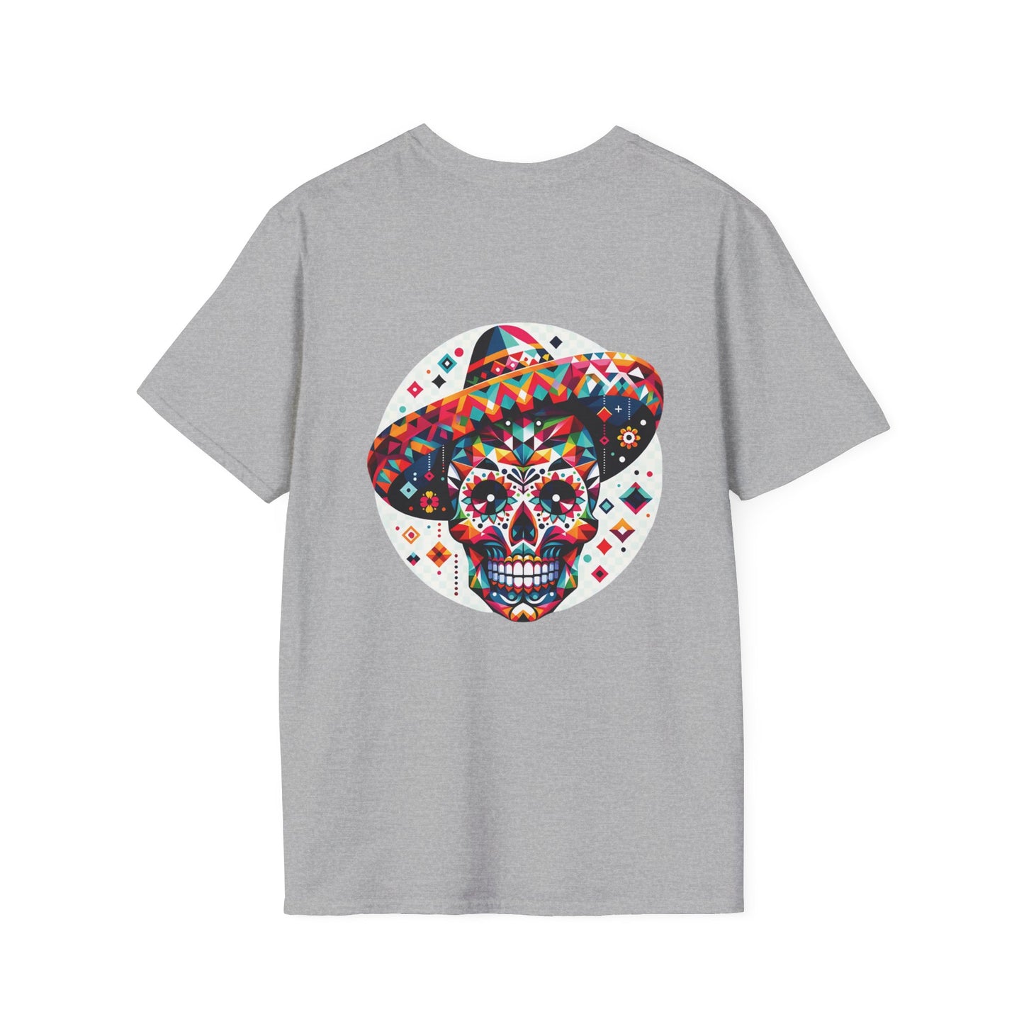 Espíritu Festivo - Camiseta con Calavera Mexicana Multicolor