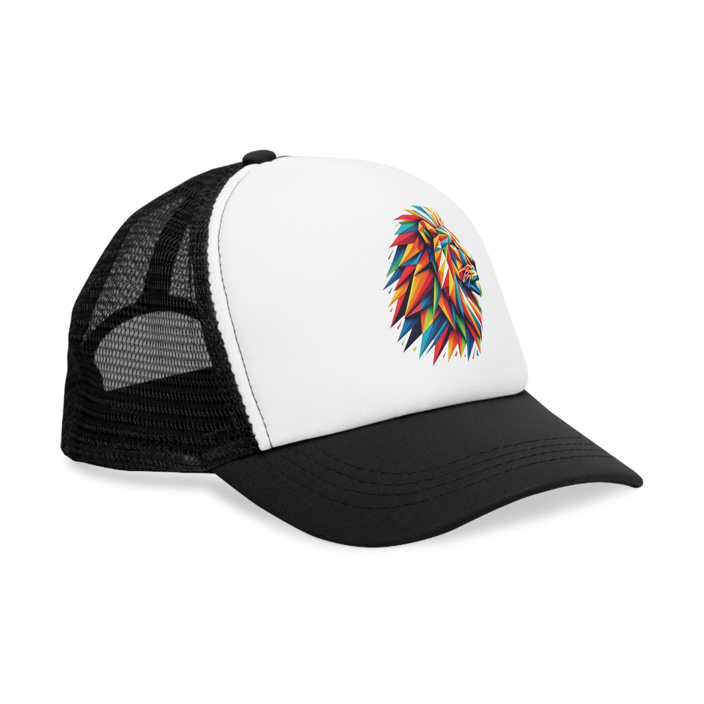 Gorra de Malla "León Geométrico Multicolor"