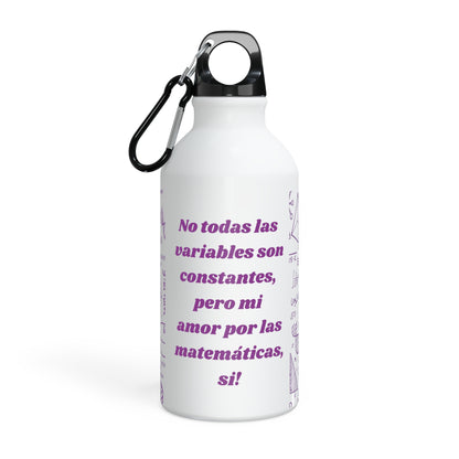 Botella Metálica Matemática de 400ml - Constante Amor por las Matemáticas