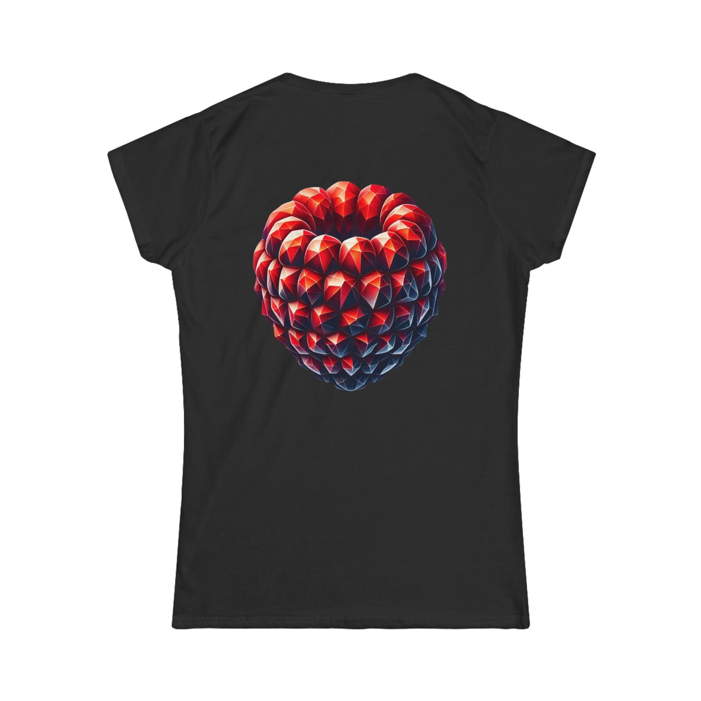 Camiseta para Mujer "Corazón de Frambuesa"