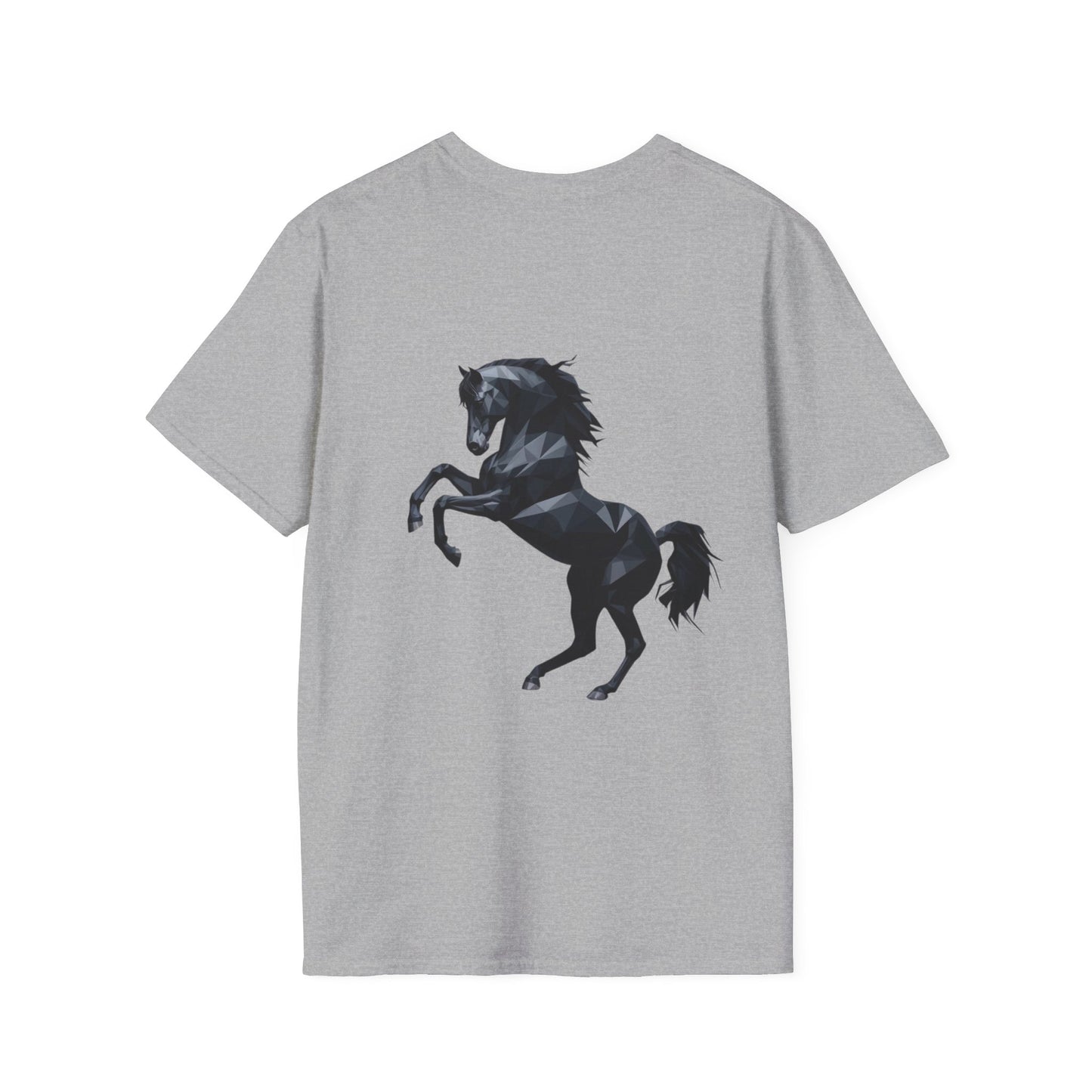 Camiseta Geométrica Caballo de PrintAlchemyst - Arte en Movimiento