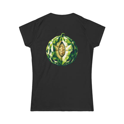 Melón Geométrico - Camiseta Estampada para Mujer