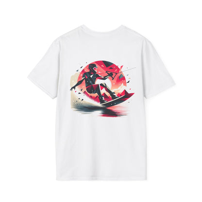 Camiseta Unisex "Moonlit Wakeboard"