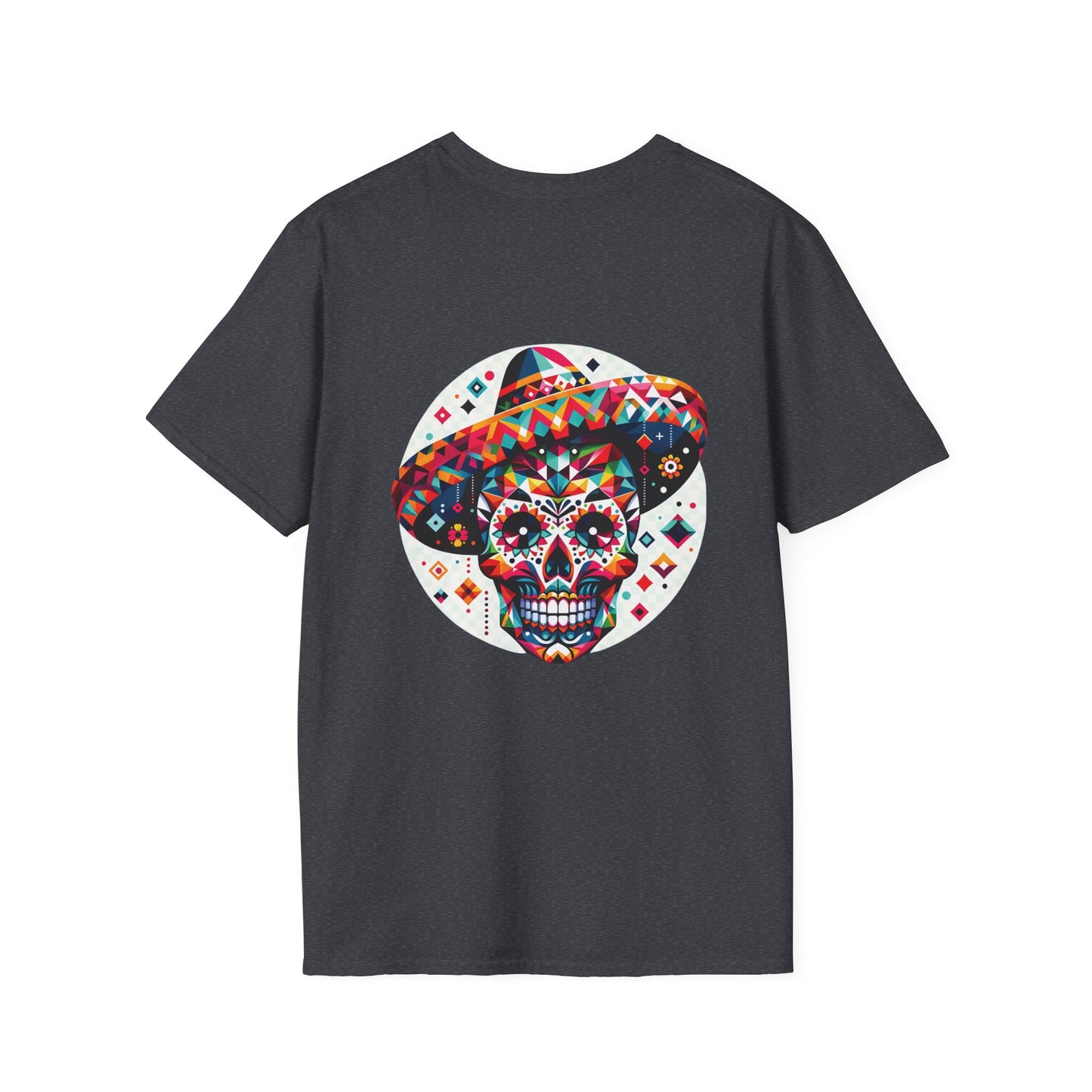 Espíritu Festivo - Camiseta con Calavera Mexicana Multicolor