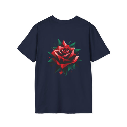 Camiseta Unisex "Rosa Geométrica