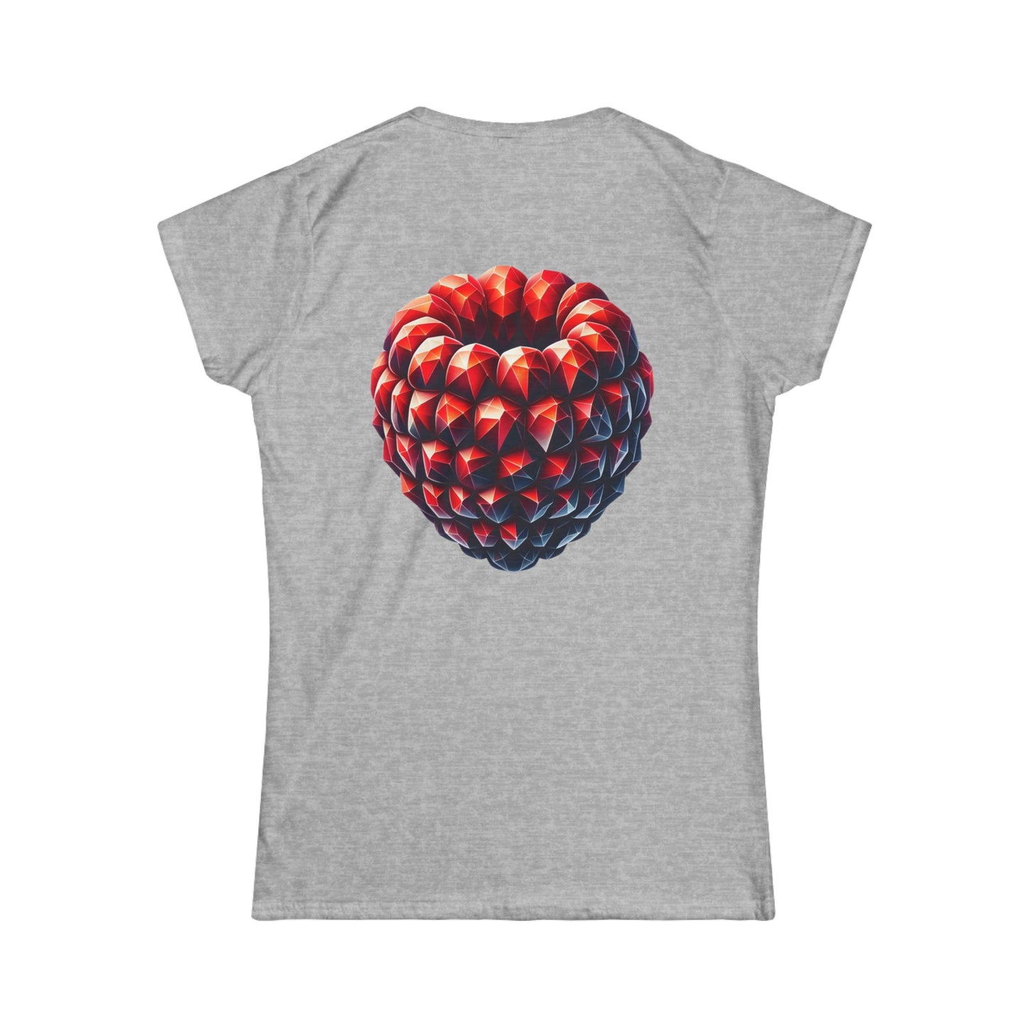 Camiseta para Mujer "Corazón de Frambuesa"