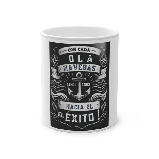 Taza Mágica "Navegando hacia el Éxito"