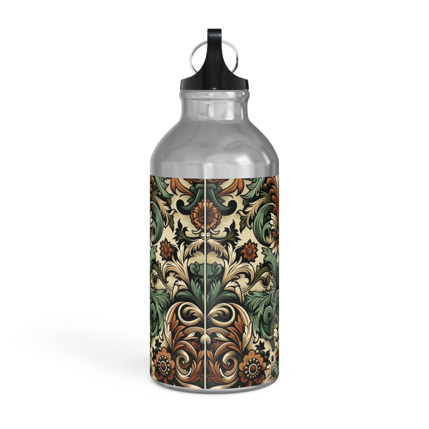 Botella Metálica Vintage Floral de 400ml - Elegancia Clásica