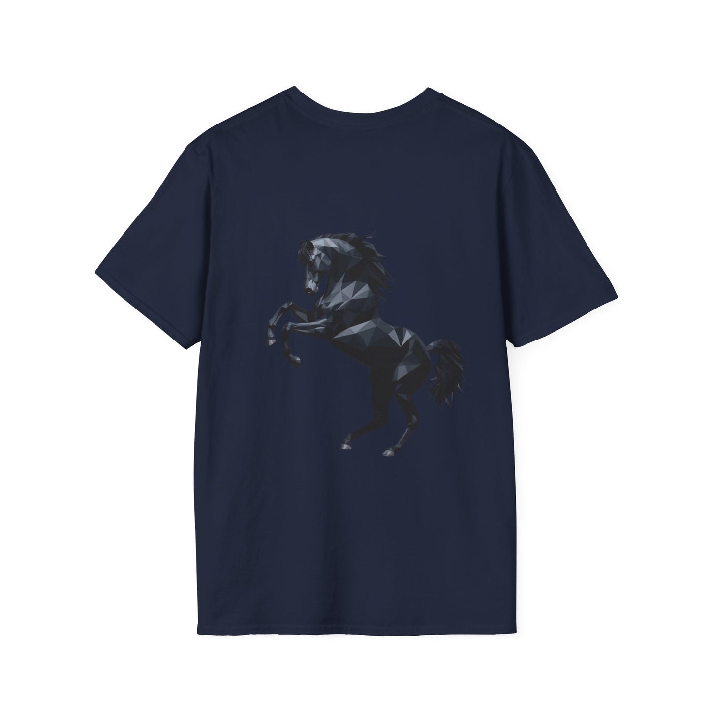 Camiseta Geométrica Caballo de PrintAlchemyst - Arte en Movimiento