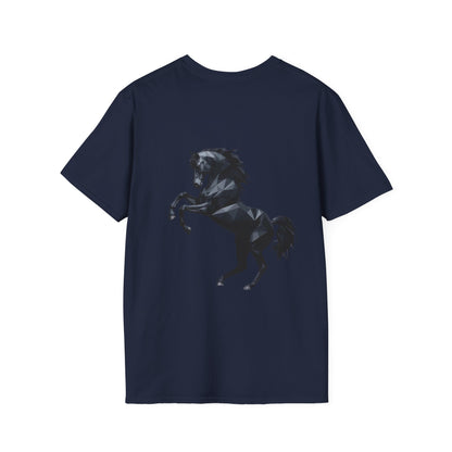 Camiseta Geométrica Caballo de PrintAlchemyst - Arte en Movimiento