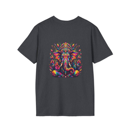 Camiseta Unisex Ganesh Geométrico Multicolor