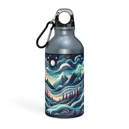 Botella Metálica Nocturna de 400ml - Paisaje Lunar