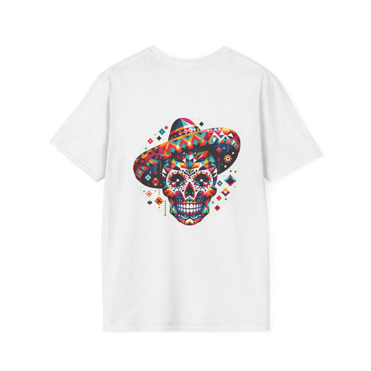 Espíritu Festivo - Camiseta con Calavera Mexicana Multicolor