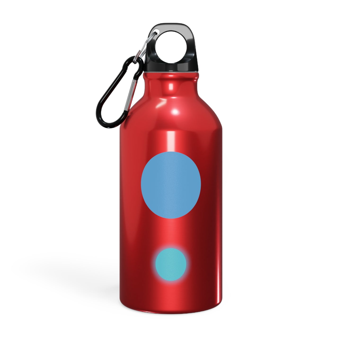 Botella Metálica Minimalista de 400ml - Dual Dot Design