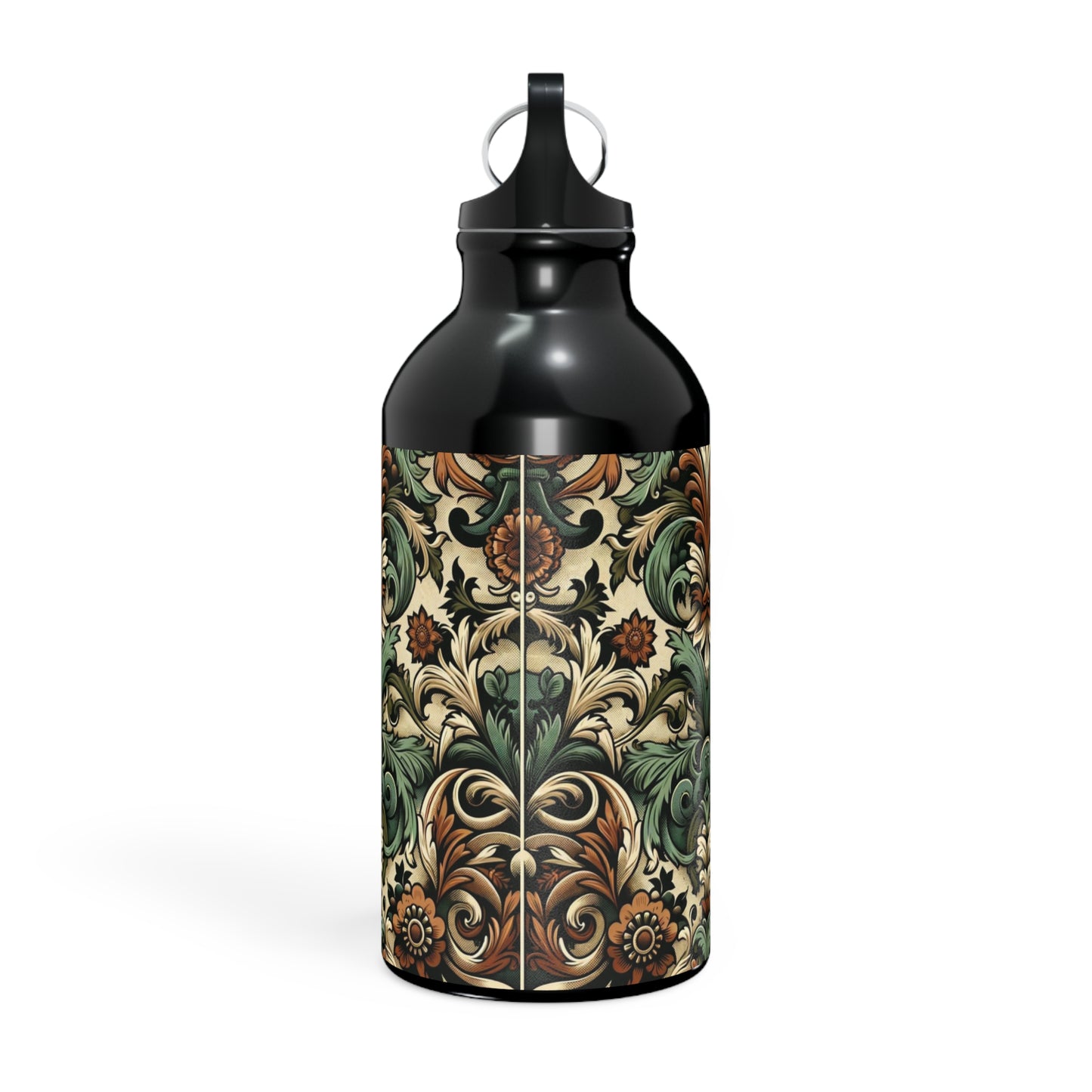 Botella Metálica Vintage Floral de 400ml - Elegancia Clásica