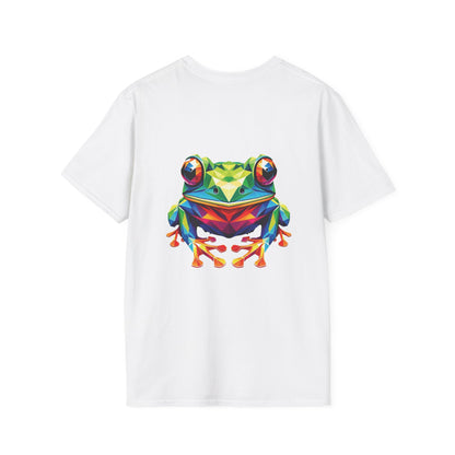 Camiseta Unisex Rana Amazónica de PrintAlchemyst - Explosión de Color