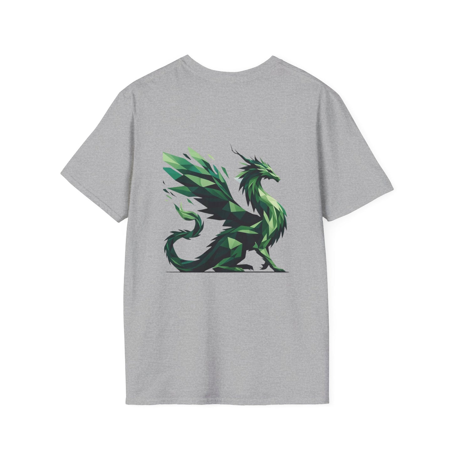 Camiseta Unisex Dragón Verde de PrintAlchemyst - Majestad y Misticismo