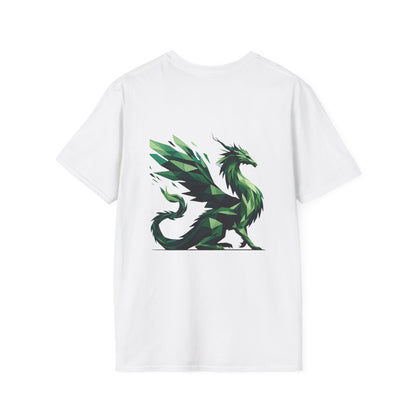 Camiseta Unisex Dragón Verde de PrintAlchemyst - Majestad y Misticismo