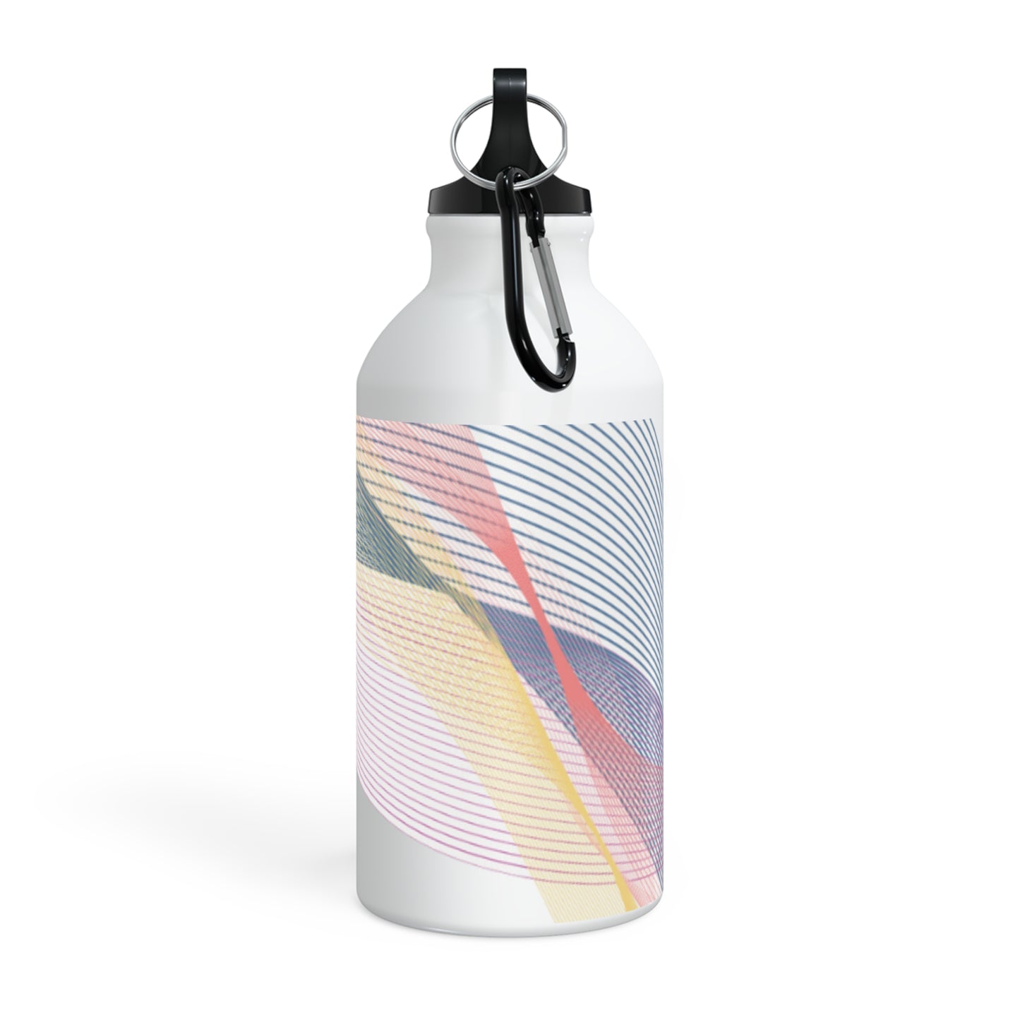 Botella Metálica Ola de Colores de 400ml - Estilo Minimalista