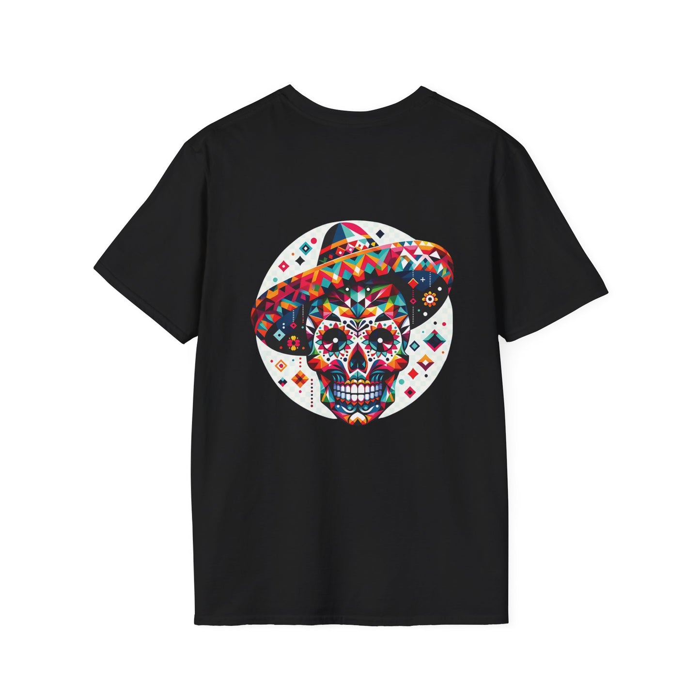 Espíritu Festivo - Camiseta con Calavera Mexicana Multicolor