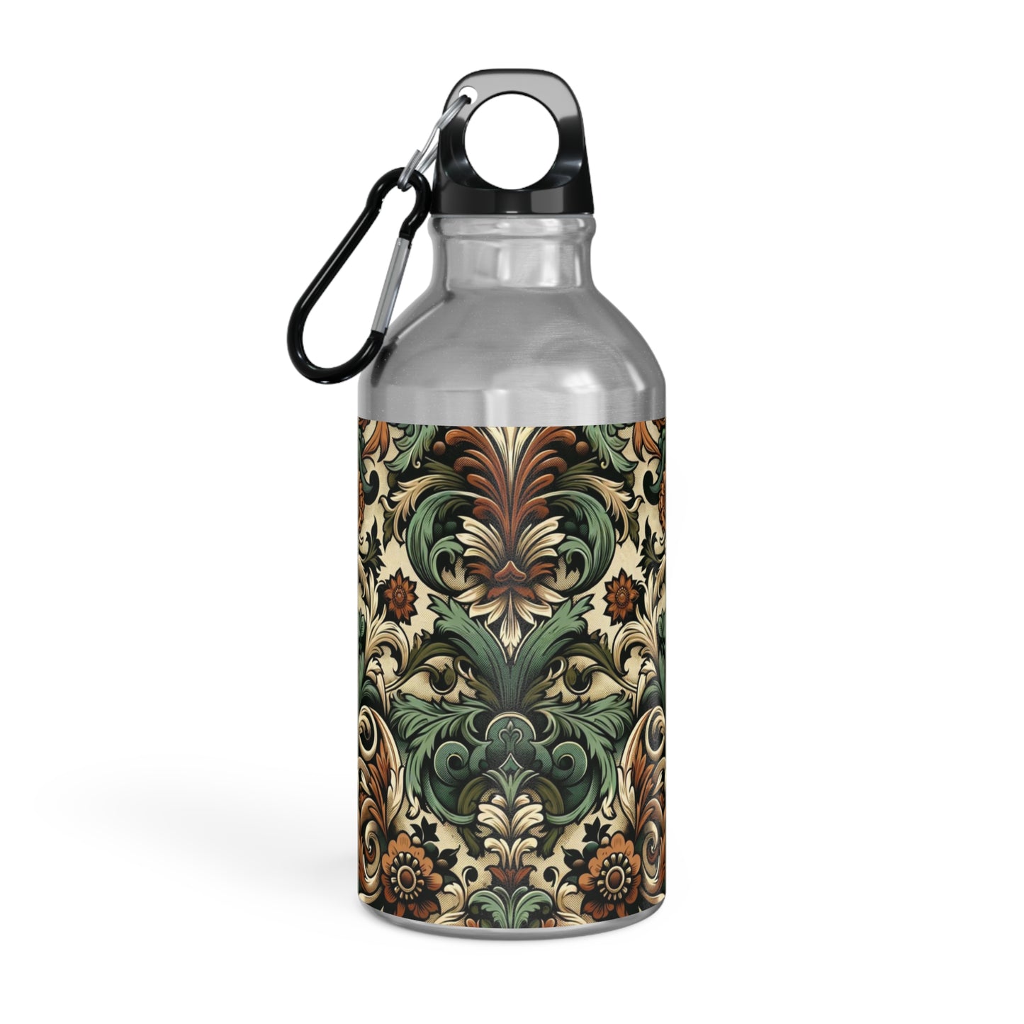 Botella Metálica Vintage Floral de 400ml - Elegancia Clásica