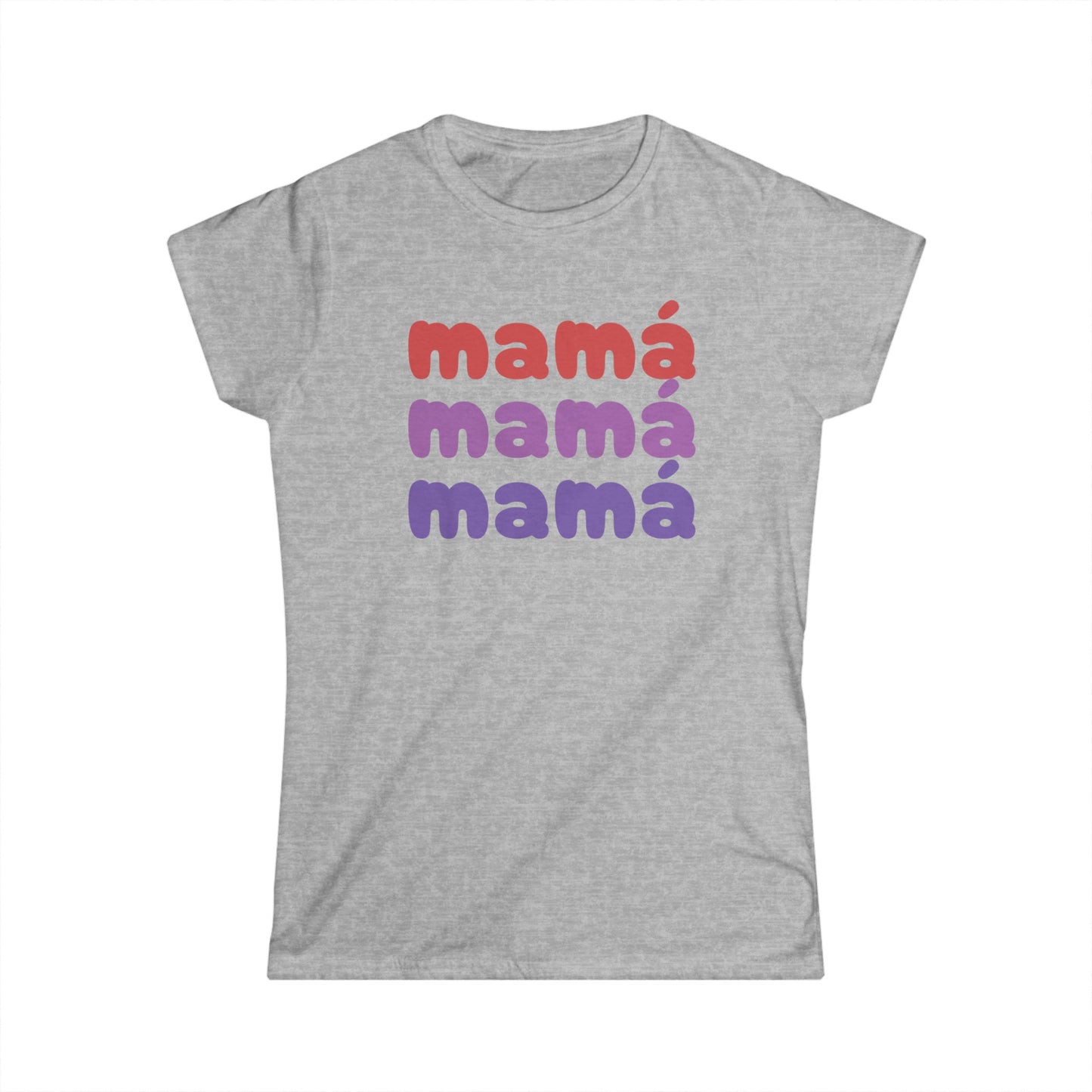 Eco de Amor - Camiseta Mamá Tricolor